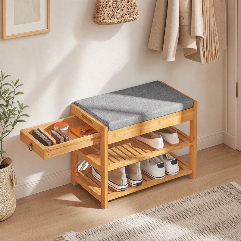 Fresnel 6 Pair Shoe Storage Bench