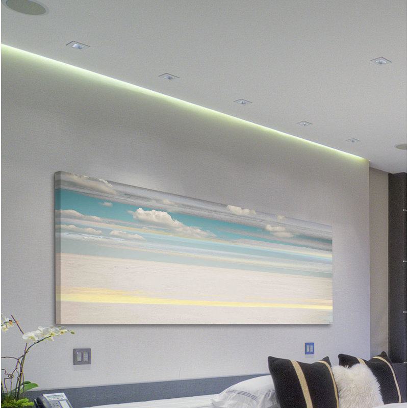 " Distant Clouds " by Parvez Taj, 15" H x 45" W