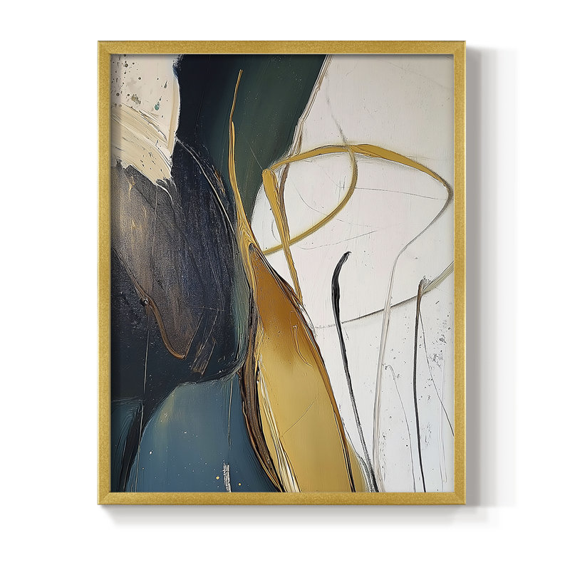 "ABSTRACT Series DCxxi" par J Paul, Or, H 15 po x l 12 po