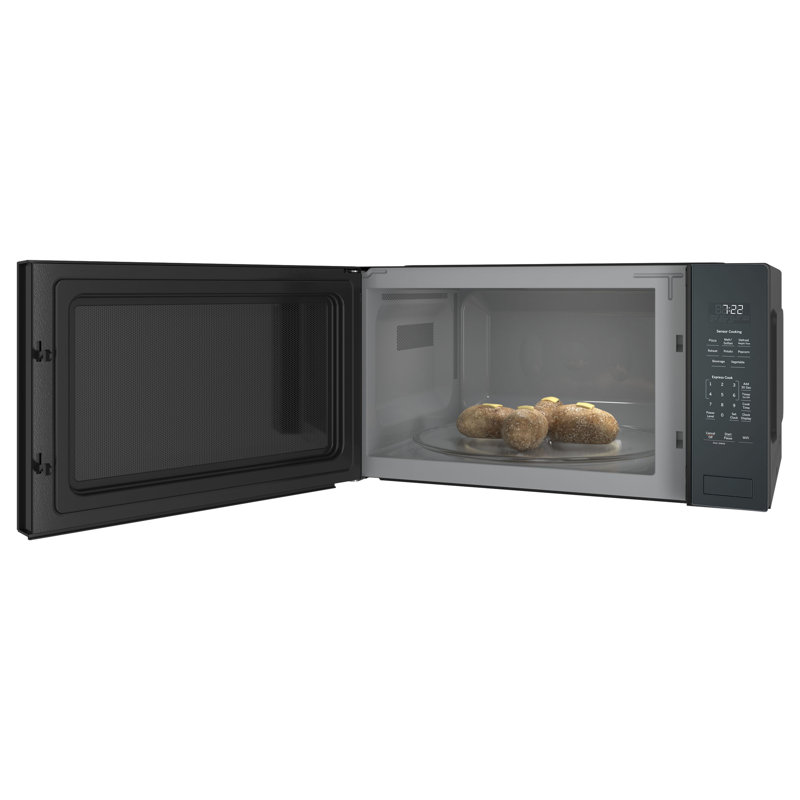 GE Profile 2.2 Cu. Ft. Built-In Sensor Microwave Oven, Black