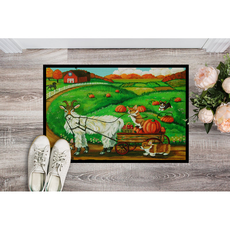 Thanksgiving Outdoor Doormat, 2' x 3'