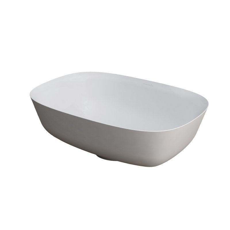 Acquabella Cristallo 1 Vessel Sink, Gloss White