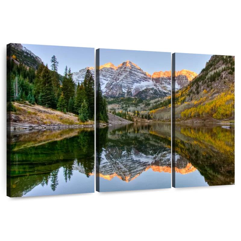 Alvord Maroon Bells Autumn Glow, H 20 po x l 33 po