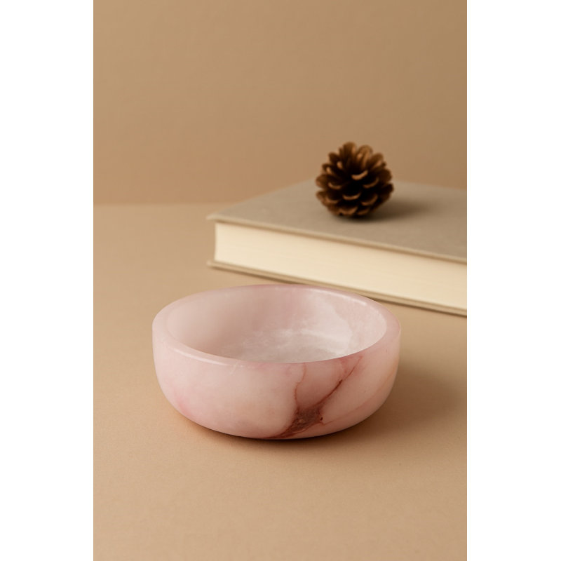 Bol Montana en albâtre rose