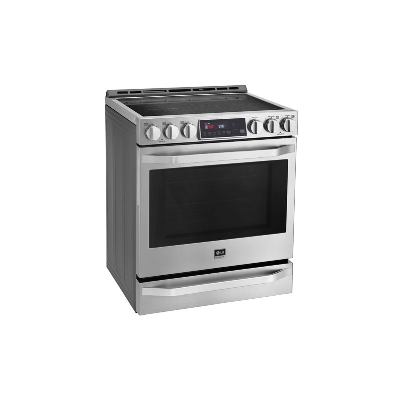 LG 30" 6.3 cu. ft. Smart Slide-in Electric Range with Convection Oven