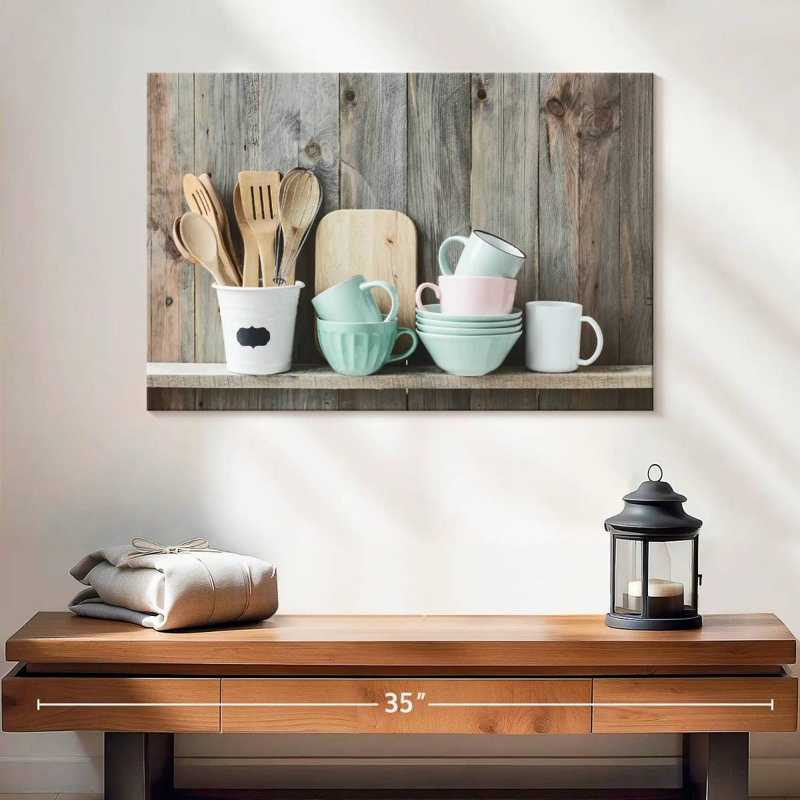 Impression sur toile de cuisine, L 16 po x H 24 po