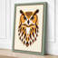 Owl Geometric - Wrapped Canvas-1170829611-1170829606