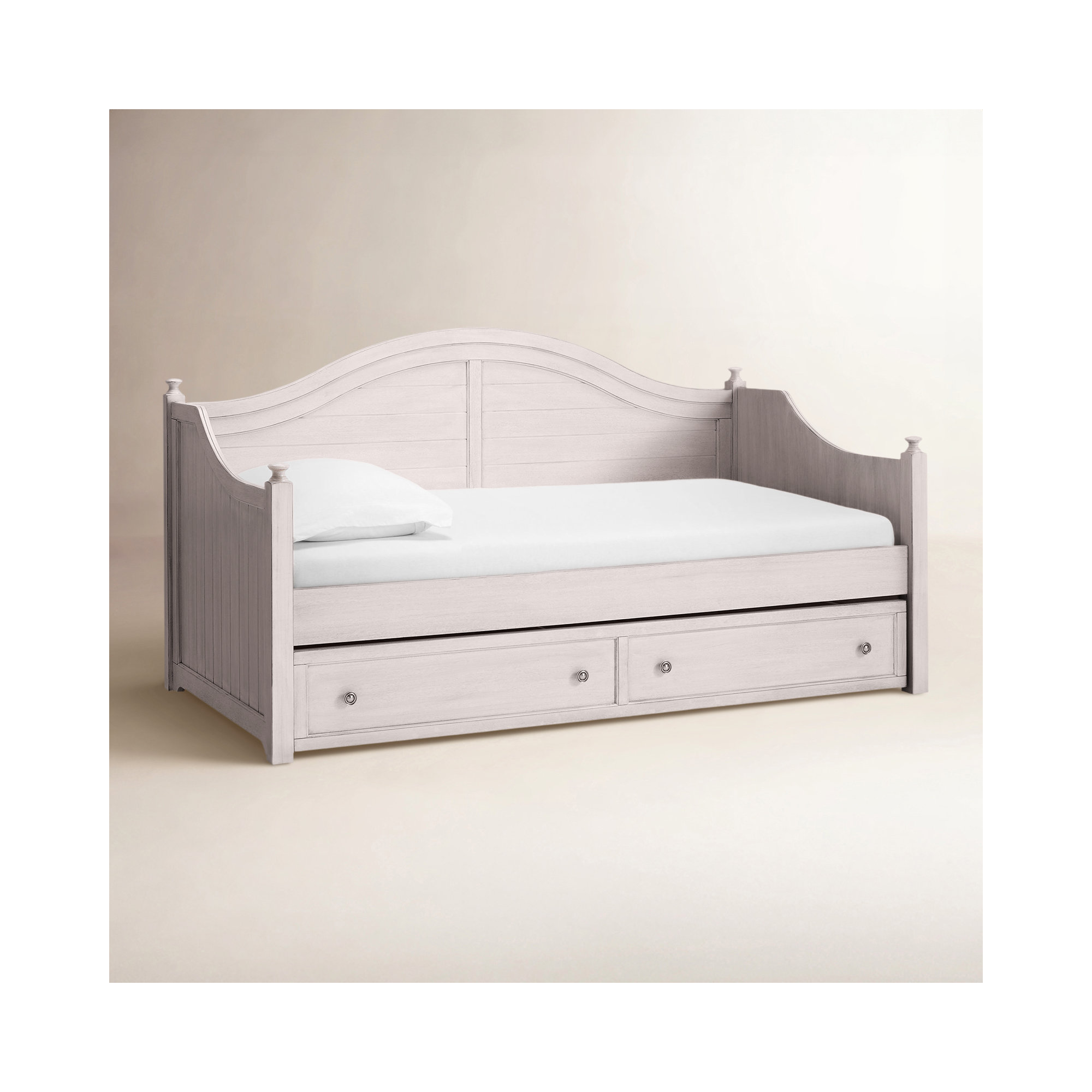 Delaria Daybed with Trundle - Twin, Antique White