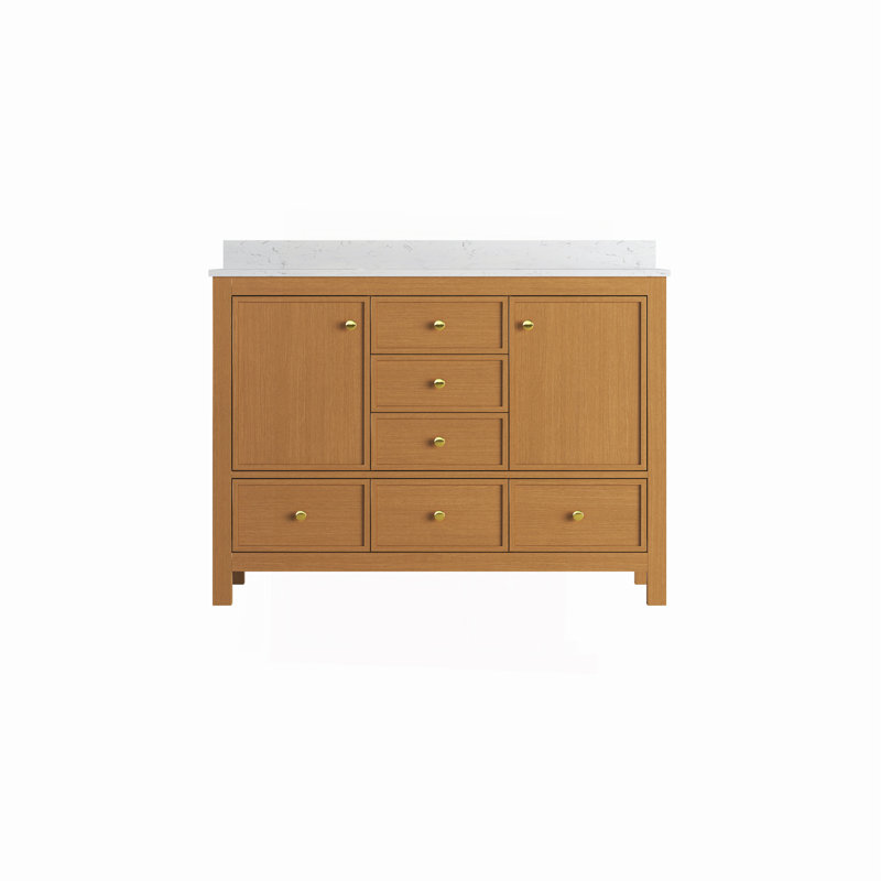 Meuble-lavabo simple 48 po, meuble-lavabo de rangement pour salle de bain
