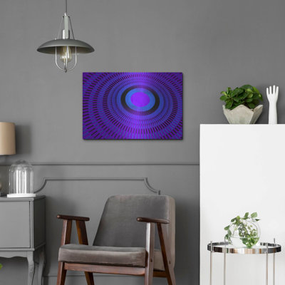 Ivy Bronx «Concentric Circles» par Luxe Portfolio, art mural en métal