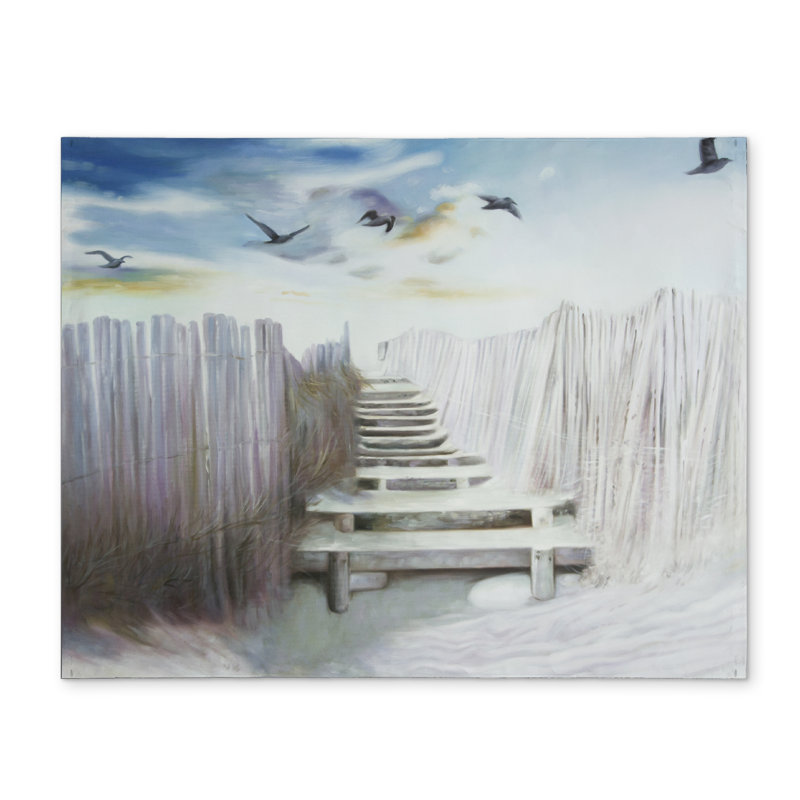 Break at the Beach Marine Bird Coastal Polyester Placemat