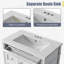 Meuble-lavabo de salle de bain 30 po avec lavabo supérieur, meuble-lavabo moderne avec 2 tiroirs et tiroir basculant, meuble-lavabo simple-211469477-211469474