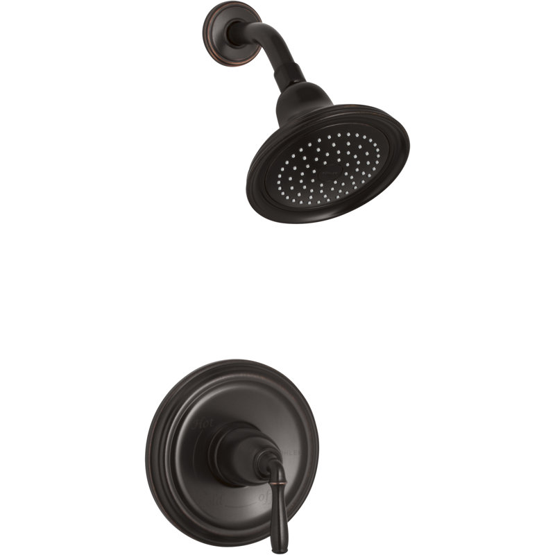 Devonshire Rite-Temp shower trim kit, 2.5 gpm, Oil Rubbed Bronze