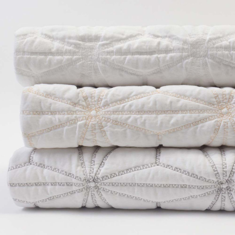 Gerdemie Quilt, King Quilt, Gray