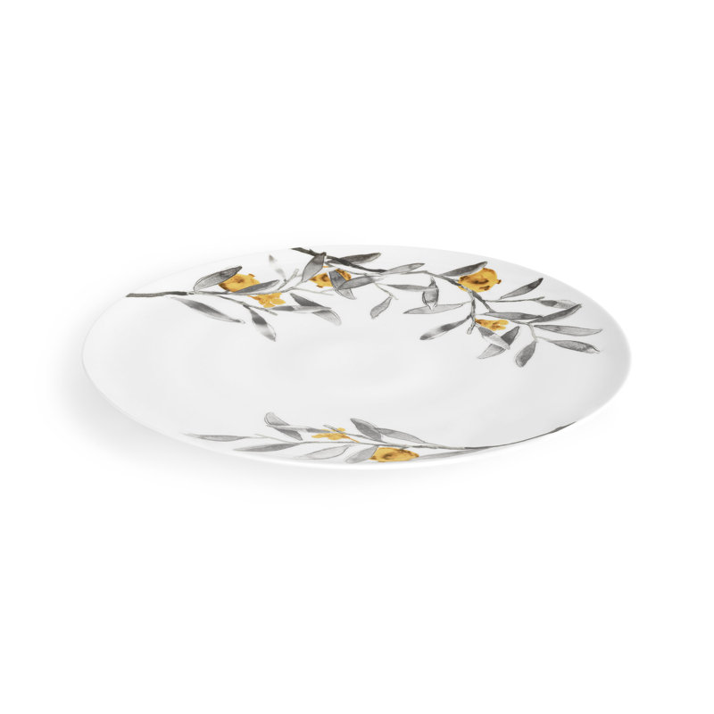 Pomegranate Handmade Porcelain Dinner Plate
