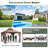12' W x 12' D Hardtop Gazebo, Double Galvanized Steel Roof & Aluminum Frame for Hot Tub, Deck, Backyard-128908213-128908214