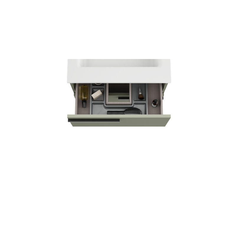 Ensemble de meuble-lavabo simple 24 po, Vert sauge