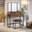Sagar Dressing Table with Mirror And Stool Vanity Desk Bedroom Furniture-498113226