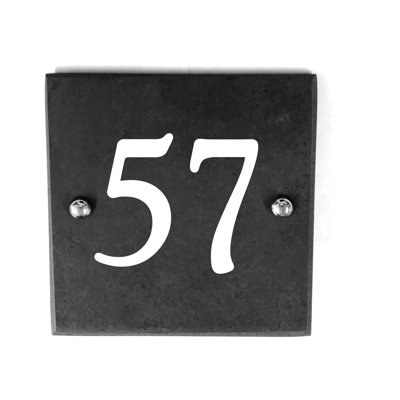 Montesino 15cm H Slate House Number