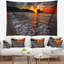 Sandy beach en mer de polyester avec jolies tapisserie avec accessoires suspendus inclus-28490261