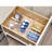 iDesign Crisp Fridge and Pantry Storage Organizer Bin with Handles, 10" x 4" x 6" - Clear