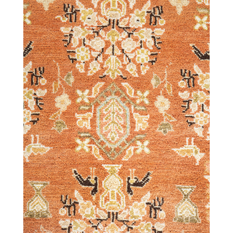 Classic One-of-a-Kind 6'1" x 9'6" Hand Knotted Area Rug