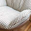 Chaise berçante en bois massif