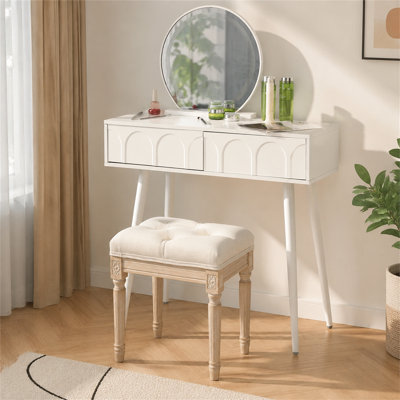 Banc de détente luxueux, banc d'entrée en lin pour se changer, banc de lit capitonné en velours, pieds en bois brossé, beige