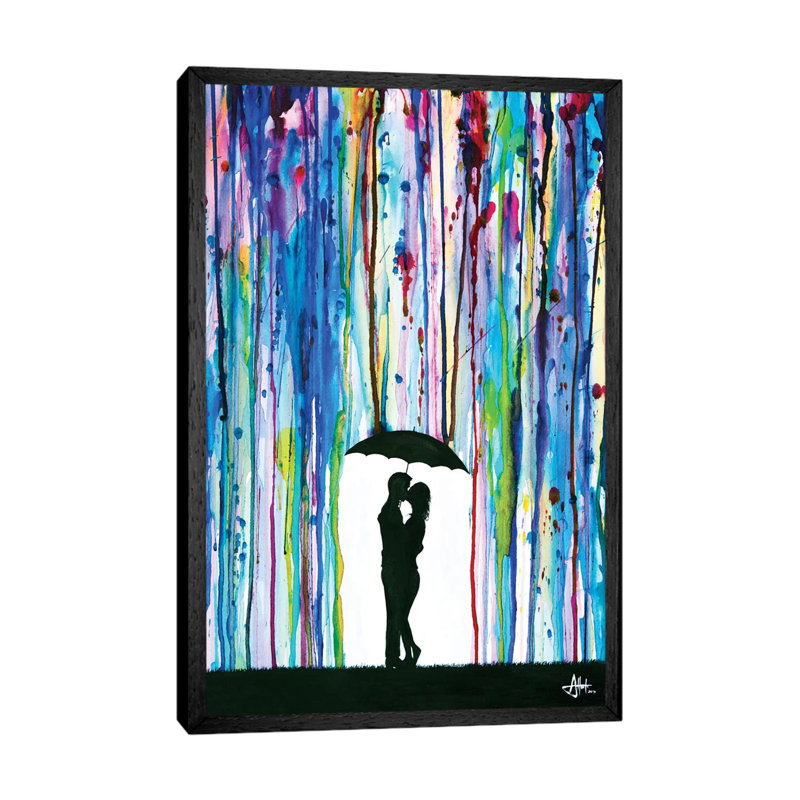 Eclipse I by Marc Allante - Print on Canvas, 101.6 cm H x 66.04 cm W, Black Floater Framed