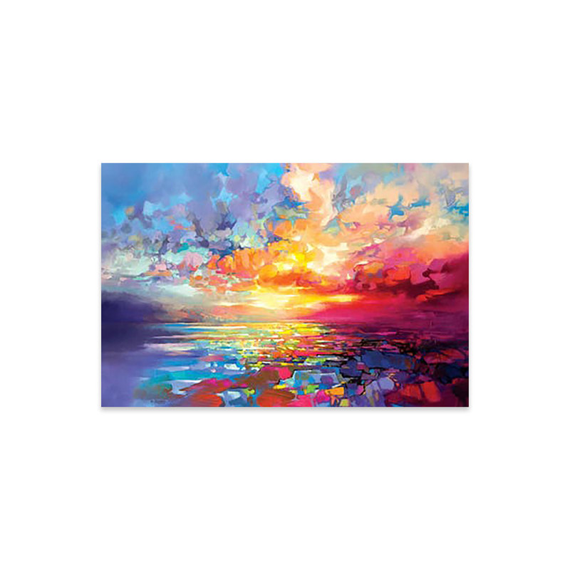 «Loch Ness Euphoria» par Scott Naismith - peinture sans cadre, H 16 po x l 24 po x P 0,25 po
