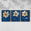 Étude florale, série XXII, ensemble de 3 estampes numériques, prêt à accrocher-107253706-107253703