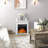 Freestanding Electric Fireplace With Remote Control.-752651266