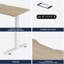 Bureau électrique à hauteur réglable pour la maison et le bureau Bureau d'ordinateur Bureau de jeu Table de luxe Modern-125903115-125903111