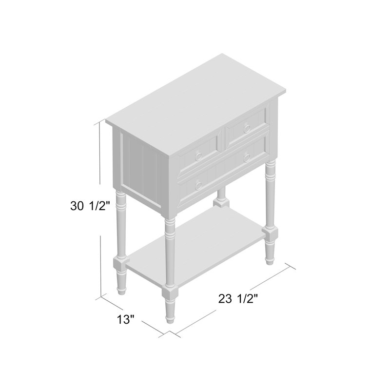 Meayki 24'' Console Table, Espresso