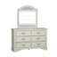 Commode double 7 tiroirs avec miroir Nestor