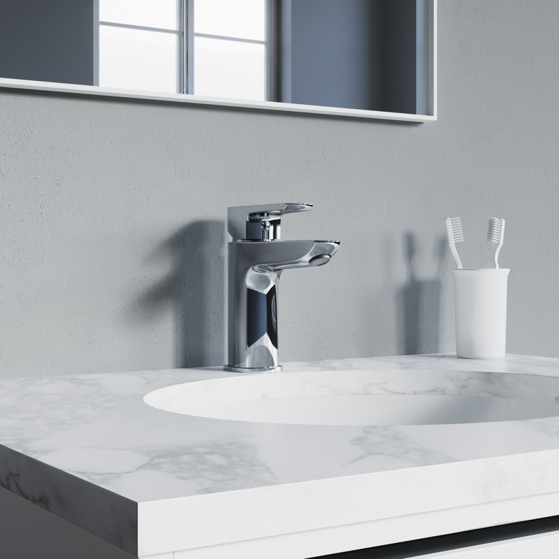 Single-Hole Single-handle Bathroom Faucet, Chrome