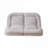 Sleek Convertible Silhouette 18 Position Adjustable Single Lazy Fold-Out Sofa Bed White-Toned Metal Frame-729283441