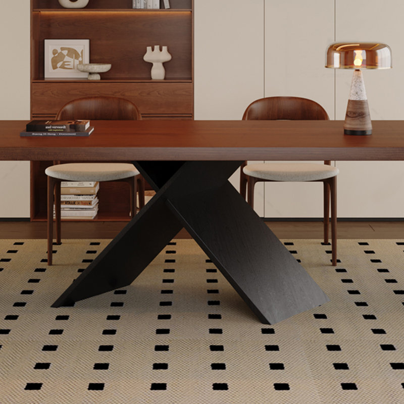 Tables de salle à manger uniques en bois massif, H 29,53 po x L 78,74 po x l 31,5 po