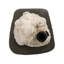 Rabbit-Shaped Umbrella Base - Concrete With Resin, Matte White, Strong Build, Accommodates Multiple Pole Diameters, No Assembly Heavy-Duty Rabbit Fits 1.50", 1.75", 2.00" Diameter Poles, Required