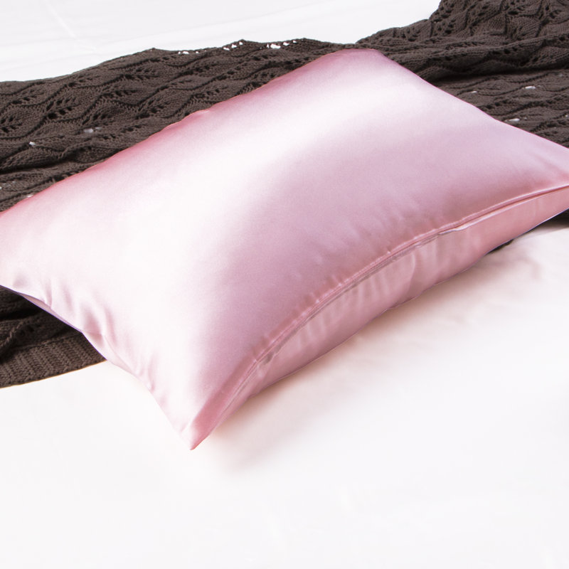  Taie d'oreiller pour tout-petit en soie Natural Mulberry, Rose