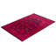 Tapis unique noué à la main Weirsky - rose Weirsky