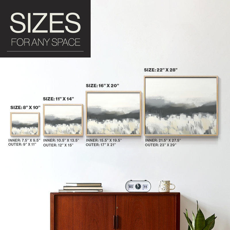 LANDSCAPES Series LXI -Framed Print - Restickable, H 16 po x l 20 po
