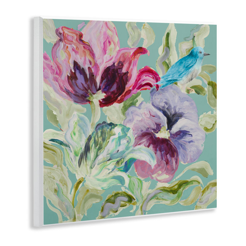 Plaque murale Lyrical Garden Strokes, design par Lanie Loreth