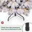 Arbre de Noël enneigé pré-éclairé-1073830570