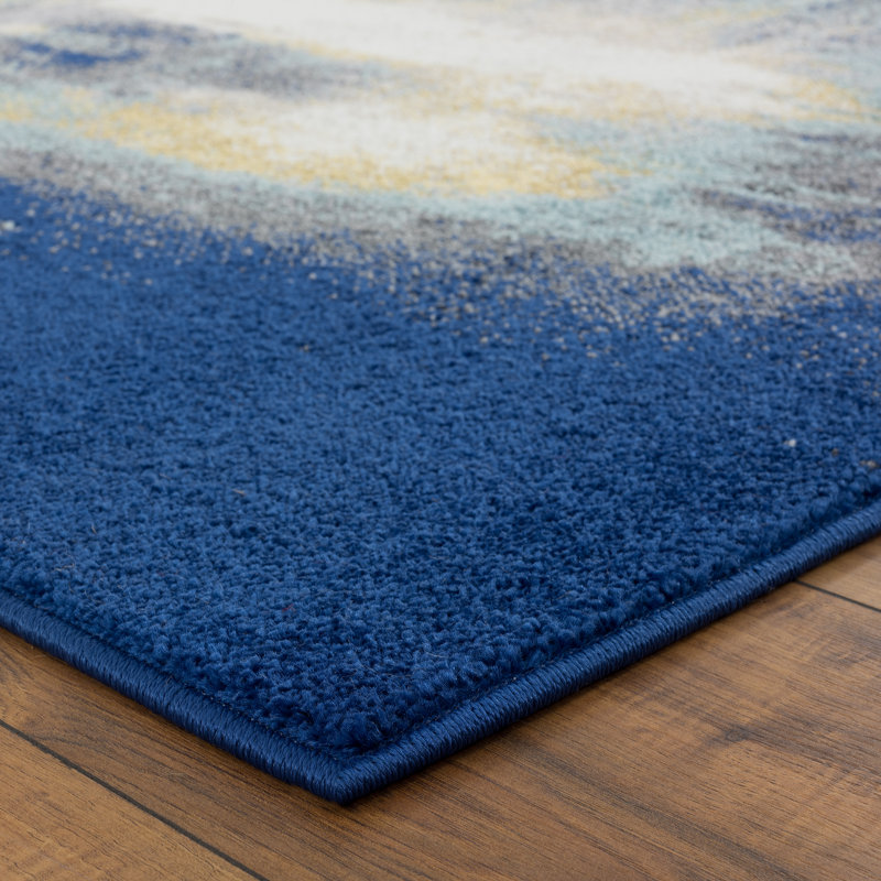 Bellicent  Abstract Indoor Rug, Rectangle 5' x 7'