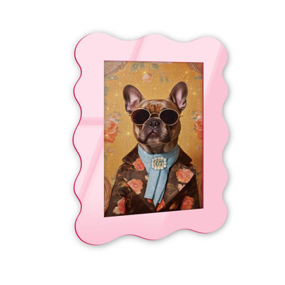 Cadre mural en acrylique Pup of Glam par NOTORIART