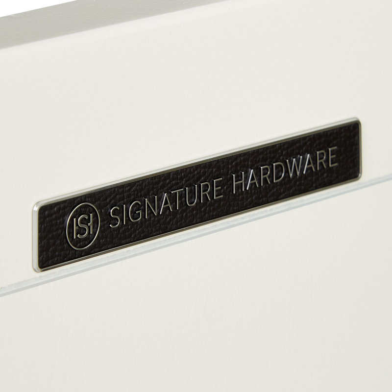 48" White Mahogany Vanity with Carrara Marble Top