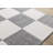 Wum Collection Gray/White Checkered Area Rug-1100763586-1128788661