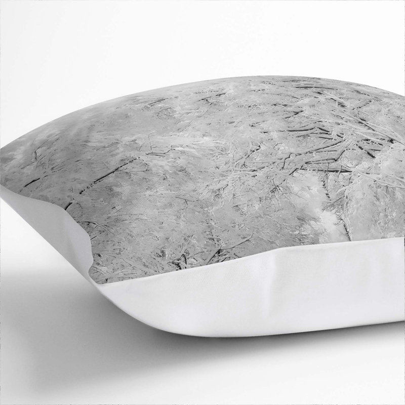 Square Cushion, White, 40cm H x 40cm W x 15cm D