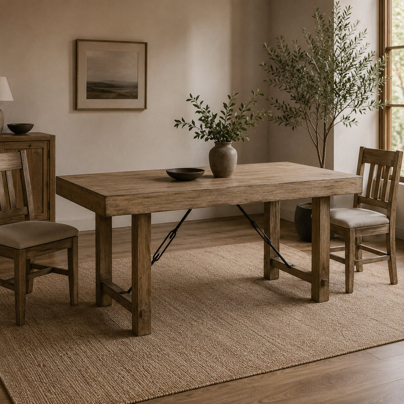 Warrendale 72" Wide Counter Table, Antique Natural